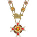 Close-up van prinsenketting Marian met logo  van het Kielegat.
