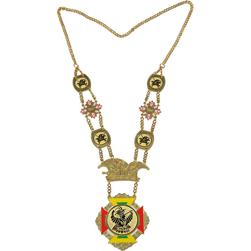 Prinsenketting Marston met standaard afbeelding van een Carnavals Prins.