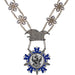 Close-up van prinsenketting Maik met standaard afbeelding van Prinscarnaval.