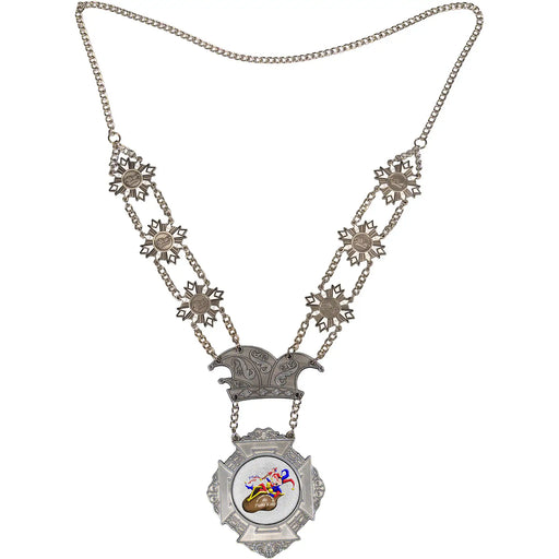 Prinsenketting Mallor met logo  van de Platte Knip.