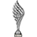 Zilveren trofee Matthew 27 cm moderne sporttrofee met marmeren voet.
