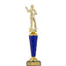 Trofee Melton darten 28,5 cm met goudkleurige darter en zwart marmeren voet
