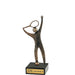 Trofee Tennis Melbourne 17 cm hoog met voorbeeld van goudkleurig graveerplaatje.