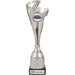 Trofee Mathan zilveren sportbeker 23,5 cm.