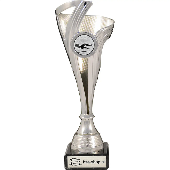 Trofee Matilda zilver 20,5 cm sportbeker.
