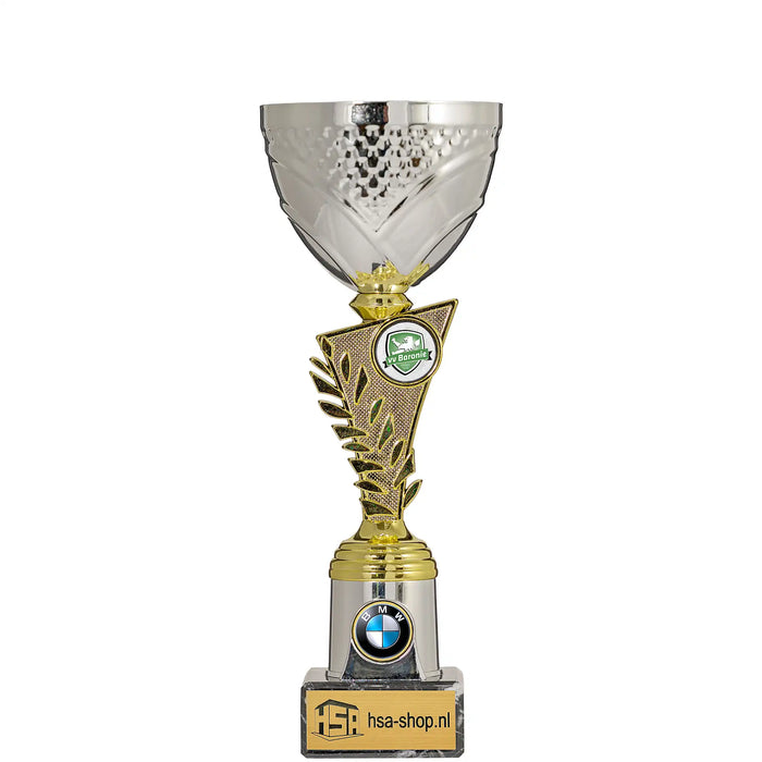 Beker Melody 26,5 cm met gravure en metalen cup.