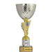 Beker Melody 28 cm sporttrofee met dubbele logo mogelijkheid.