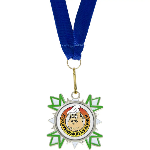 Medaille Hemko zilver met logo van de struivenbakkers.