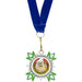 Medaille Hemko zilver met logo van de struivenbakkers.