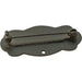 Achterkant medaillehouder antiek zilver met brochespeld