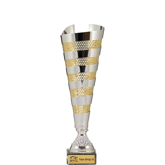 Moderne sporttrofee Maury geschikt voor alle sporten 36,5 cm.