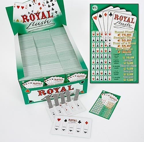 Pokerspel 'Royal Flush' 1200 tickets