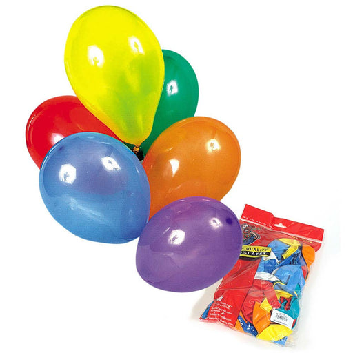 Ballonnen assortie kleuren in zak