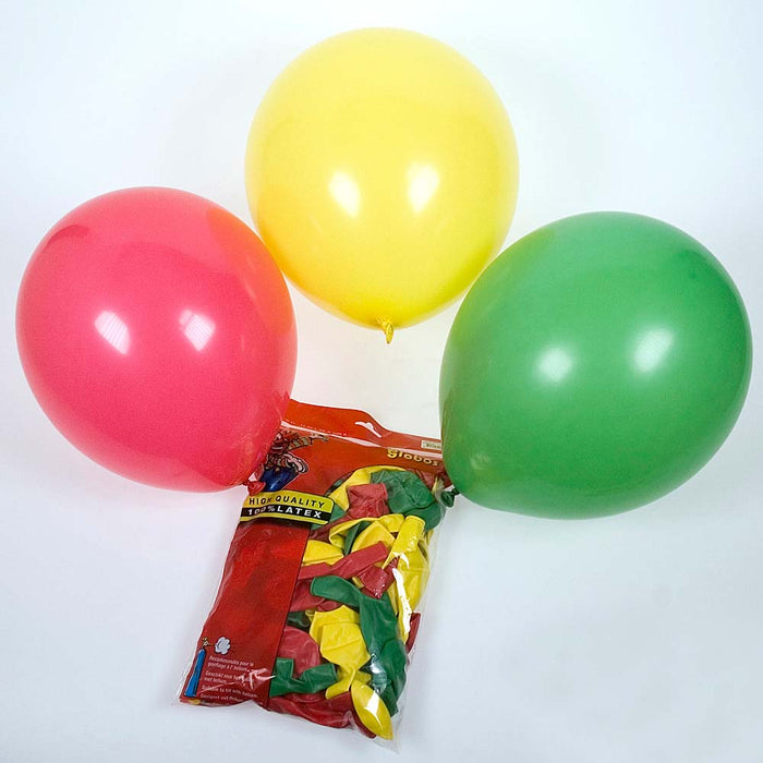 Ballonnen rood-geel-groen