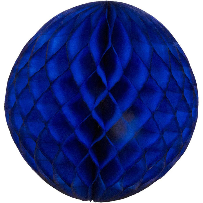 Decoratie bal brandveilig donkerblauw