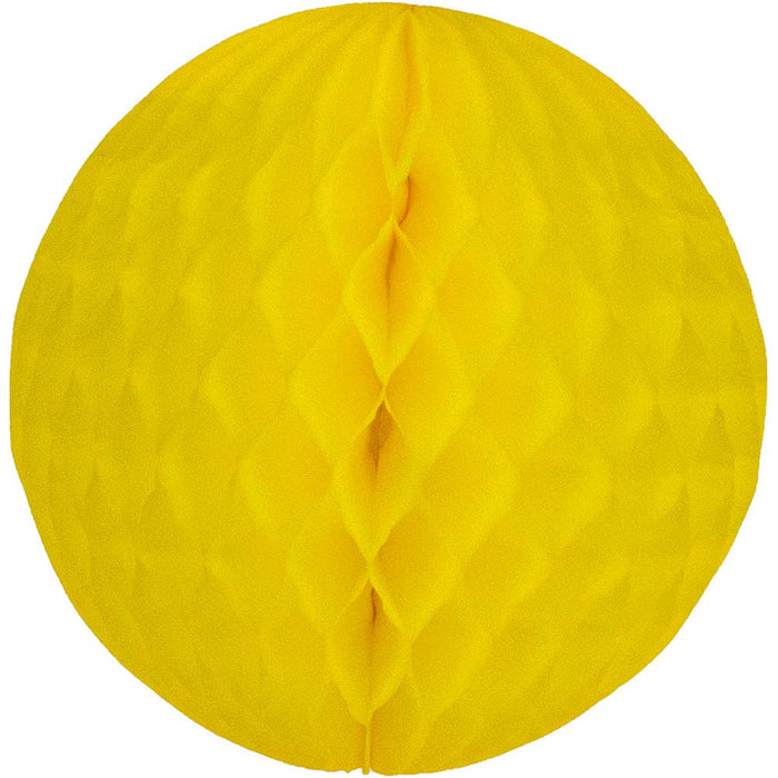 Decoratie bal brandveilig geel