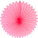 Decoratie waaier 68 cm brandveilig roze