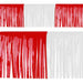 Franje slinger pvc 6 m brandveilig rood-wit