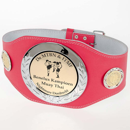 Kampioensgordel Octavius roze