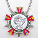 Medaille Baernd Zilver rood-geel-groen-wit