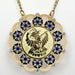 Medaille Baltasar Goud-misty blauw