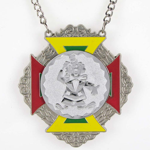 Medaille Bartholo Zilver rood-geel-groen
