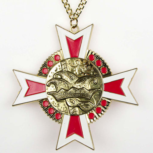 Medaille Baruch Goud rood-wit