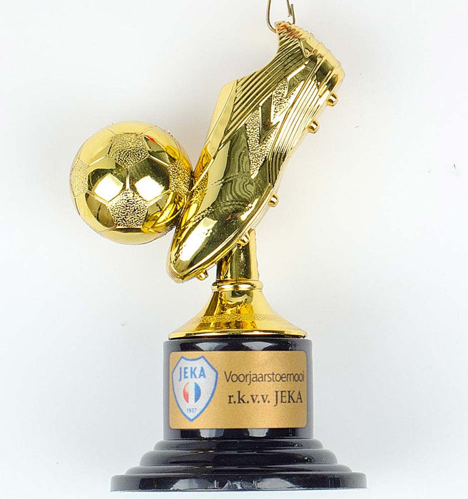 Medaille Mini-voetbalschoen goud
