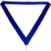 Medaille lint 22 mm blauw