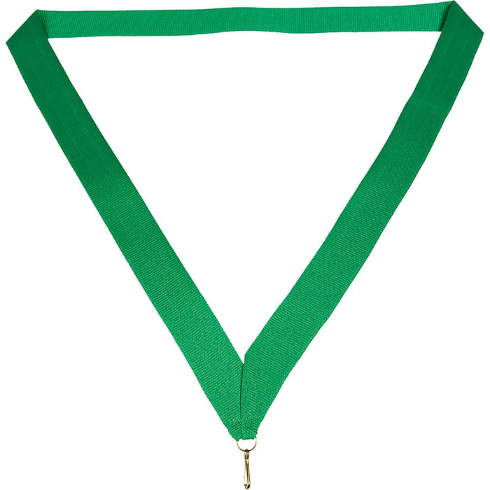 Medaille lint 22 mm groen