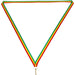 Medaille lint 10 mm rood-geel-groen