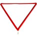 Medaille lint 10 mm rood