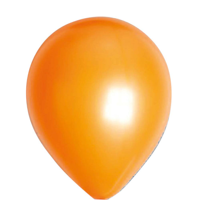 Metallic ballon oranje