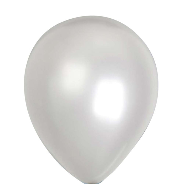 Metallic ballon zilver