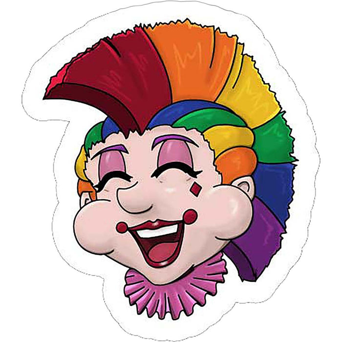 Muursticker clown Mohawk