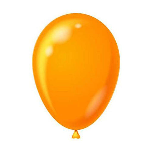 Raamsticker ballonnen oranje statisch 6 stuks