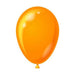 Raamsticker ballonnen oranje statisch 6 stuks