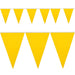 Vlaggenlijn PVC 10m brandveilig geel