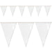 Vlaggenlijn PVC 10m brandveilig wit