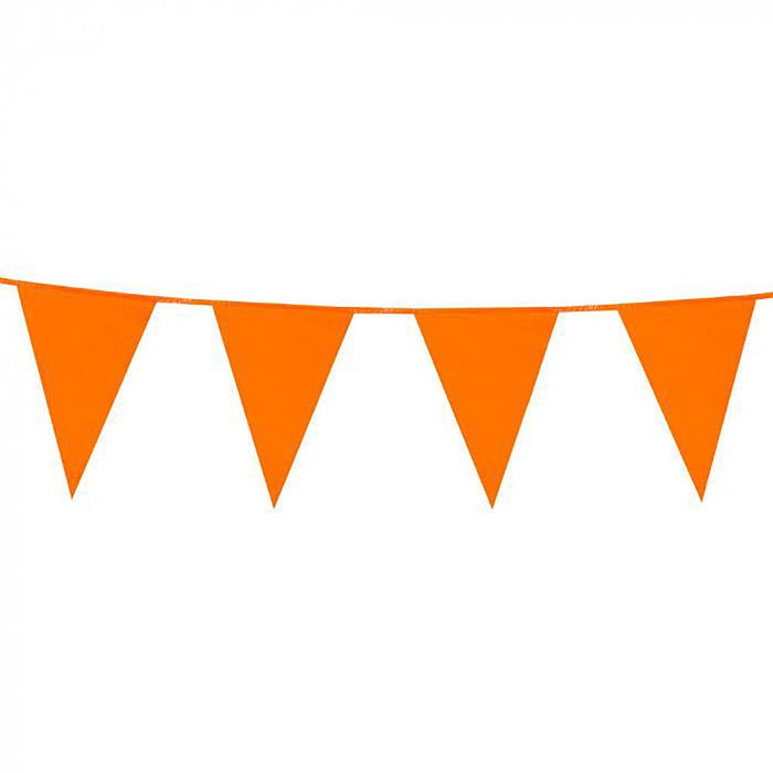 Vlaggenlijn oranje 10 m