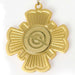 Medaille Micky cross goud-misty
