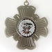 Medaille Micky cross zilver-misty